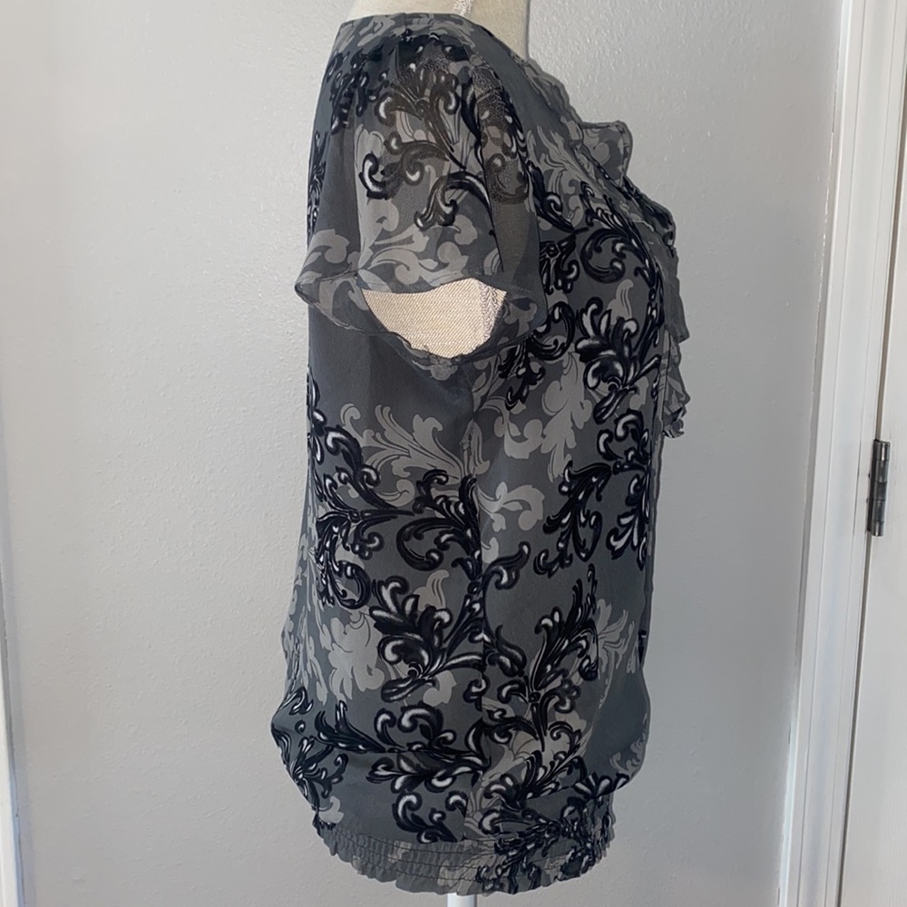 Apt. 9 Flutter Sleeve Blouson Blouse - image 4